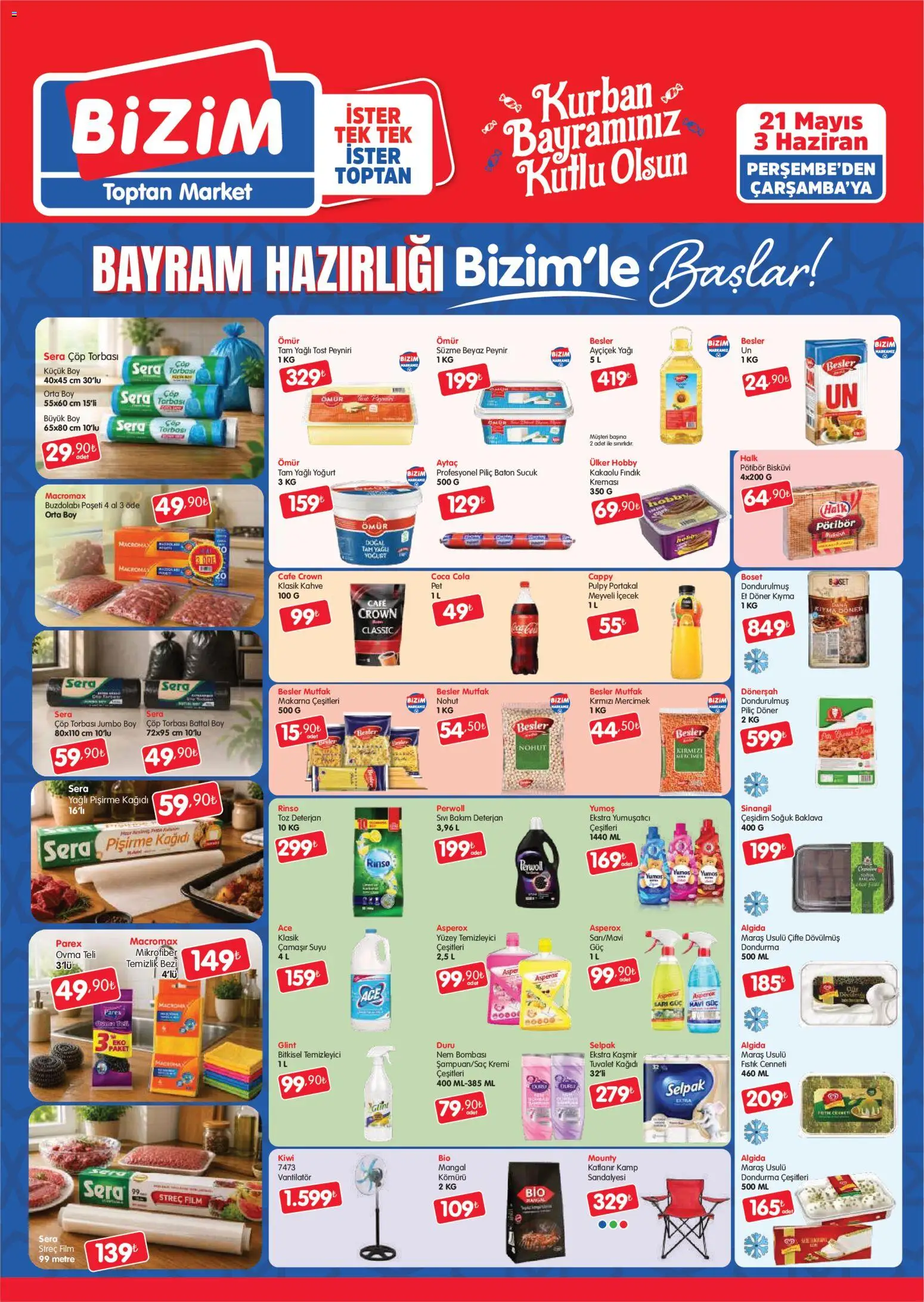 Bizim Toptan Bizim Toptan Katalog 21.05.2026 - Broşürünün önizlemesi