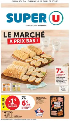 Prévisualisation de Catalogue SUPER U du magasin Offres formulaire valide 07/07/2026