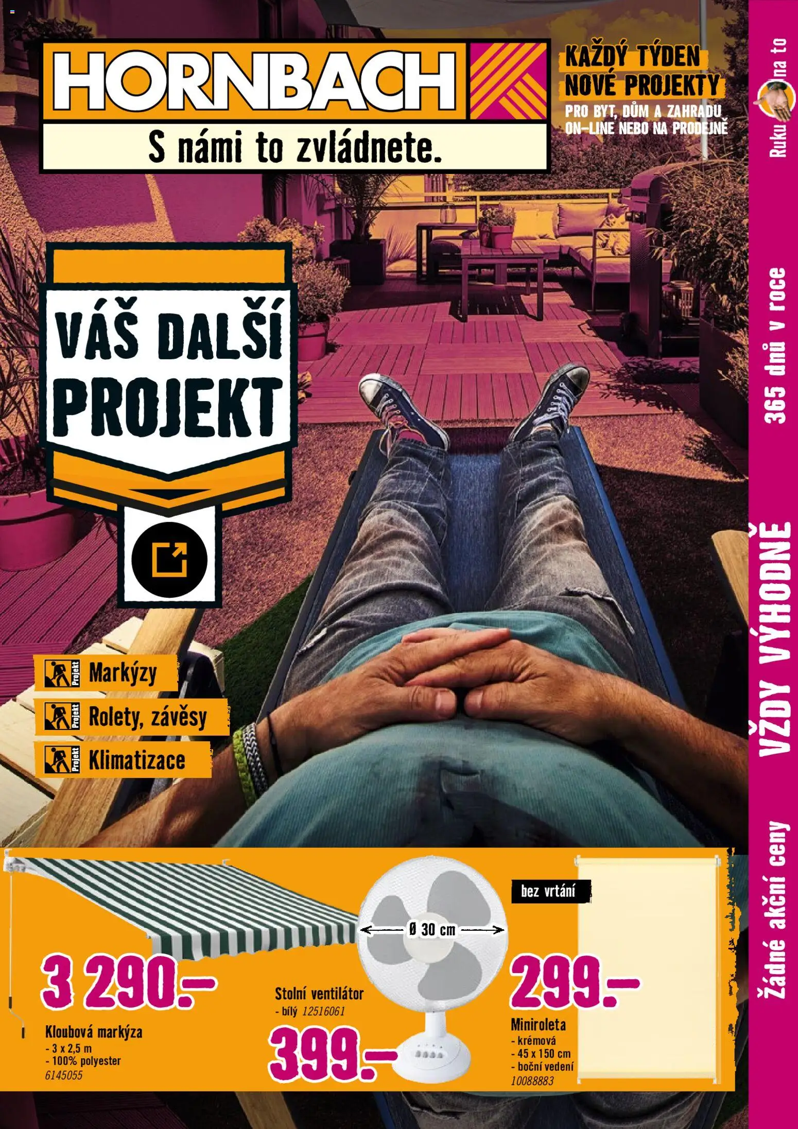 Náhled nabídky: HORNBACH HORNBACH leták - Sluneční ochrana platný od 17.06.2026