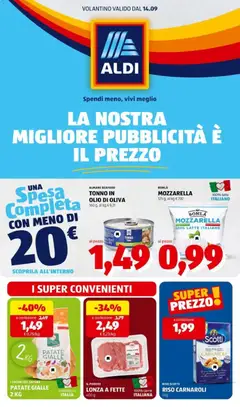 Anteprima dell'opuscolo Aldi volantino dal negozio Aldi valido da 14/09/2026