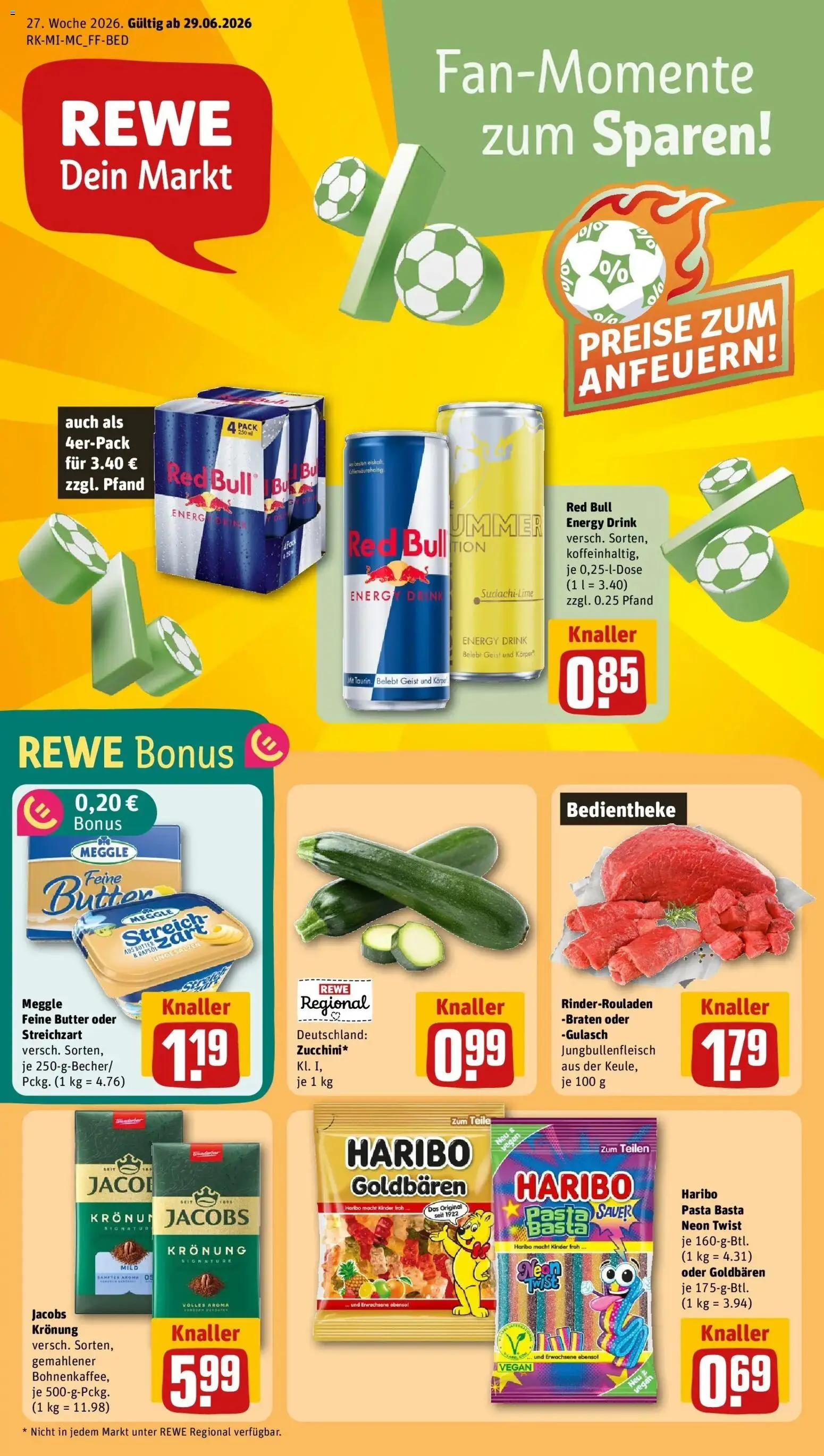 Vorschau von dem Prospekt des Geschäftes Rewe, gültig ab dem 29.06.2026