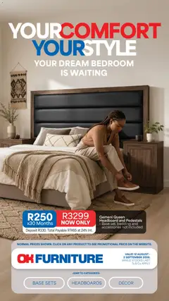Preview of OK Furniture flyer valid from 12/08/2026