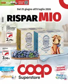 Anteprima dell'opuscolo COOP volantino Superstore Genova dal negozio COOP valido da 25/06/2026