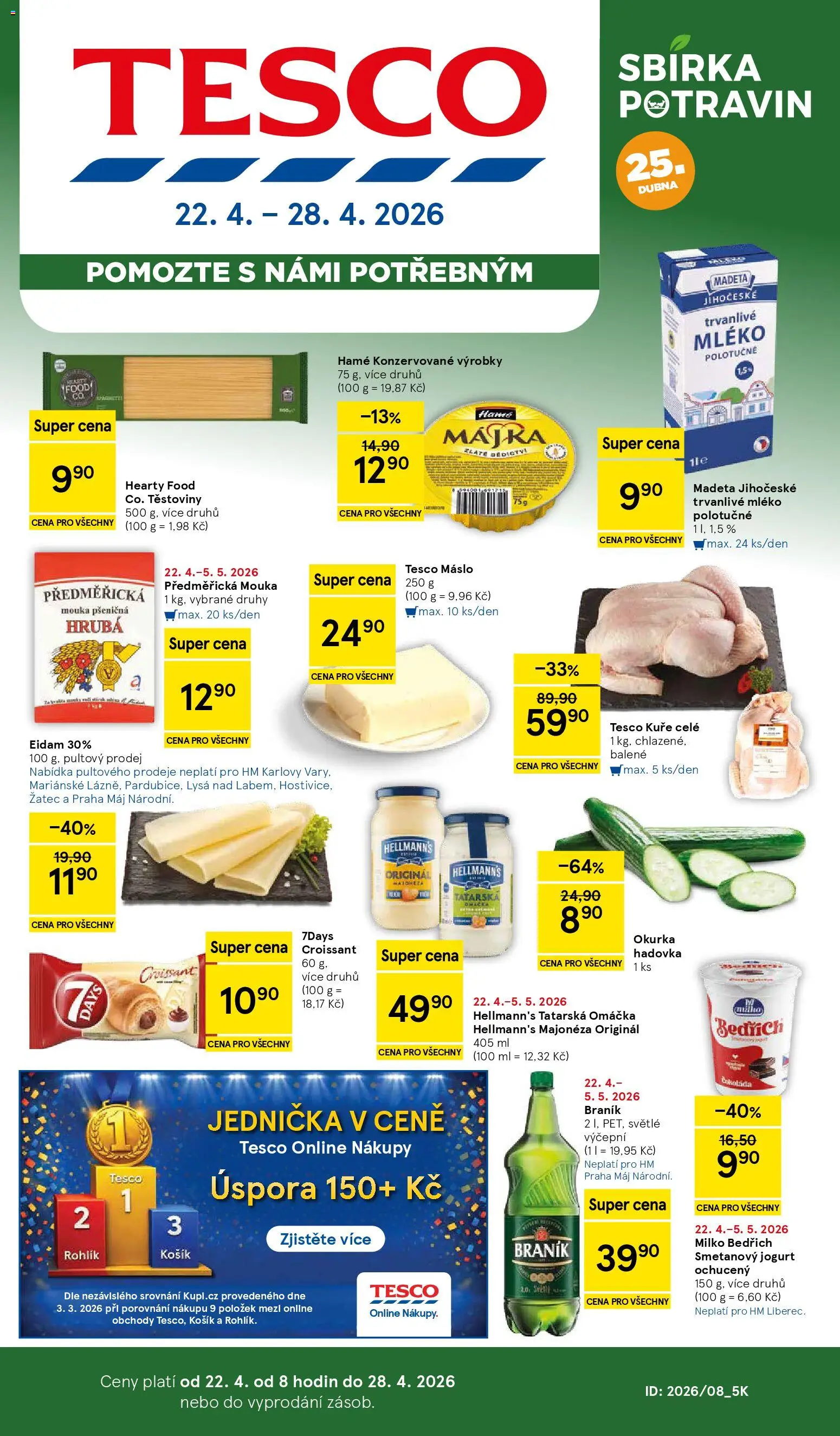 TESCO leták od 22.04.2026 > Akční leták
