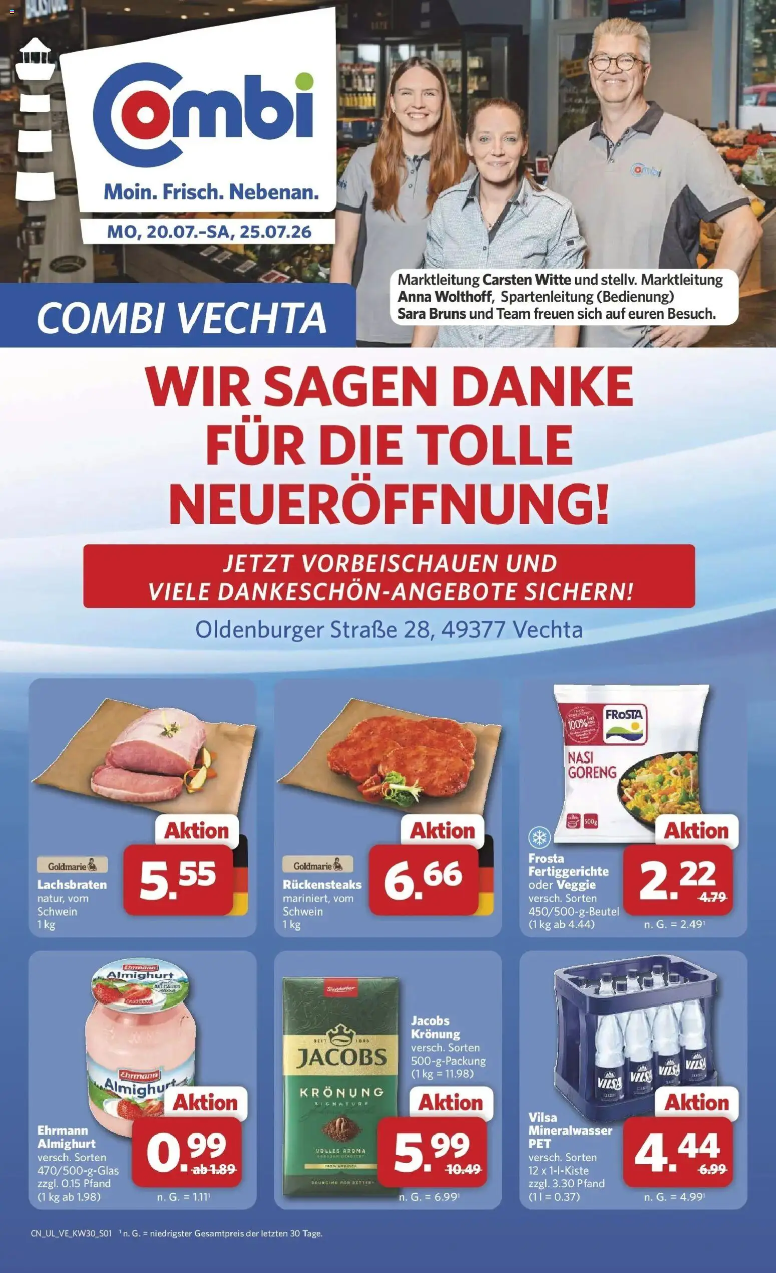 Vorschau von dem Prospekt des Geschäftes Combi, gültig ab dem 20.07.2026