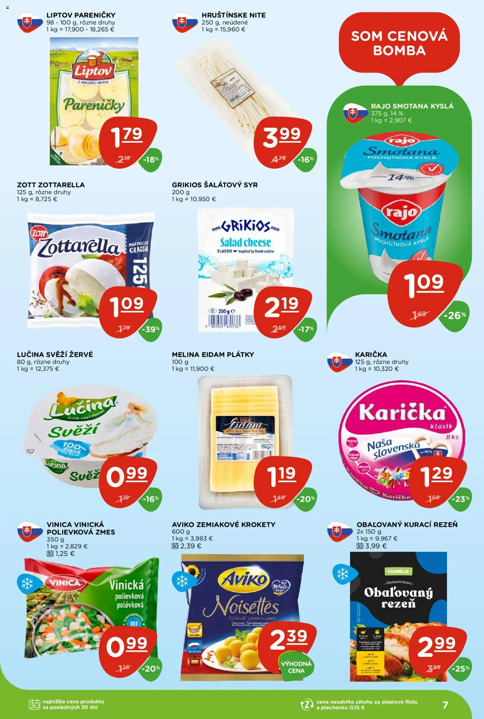Náhľad Terno letáku platného od 22.10.2026 - Syr, Krokety, Žervé, Smotana, Eidam
