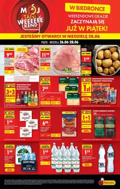 Pogląd gazetki "Biedronka gazetka - Tani weekend" ze sklepu Biedronka ważnej od 26.06.2026