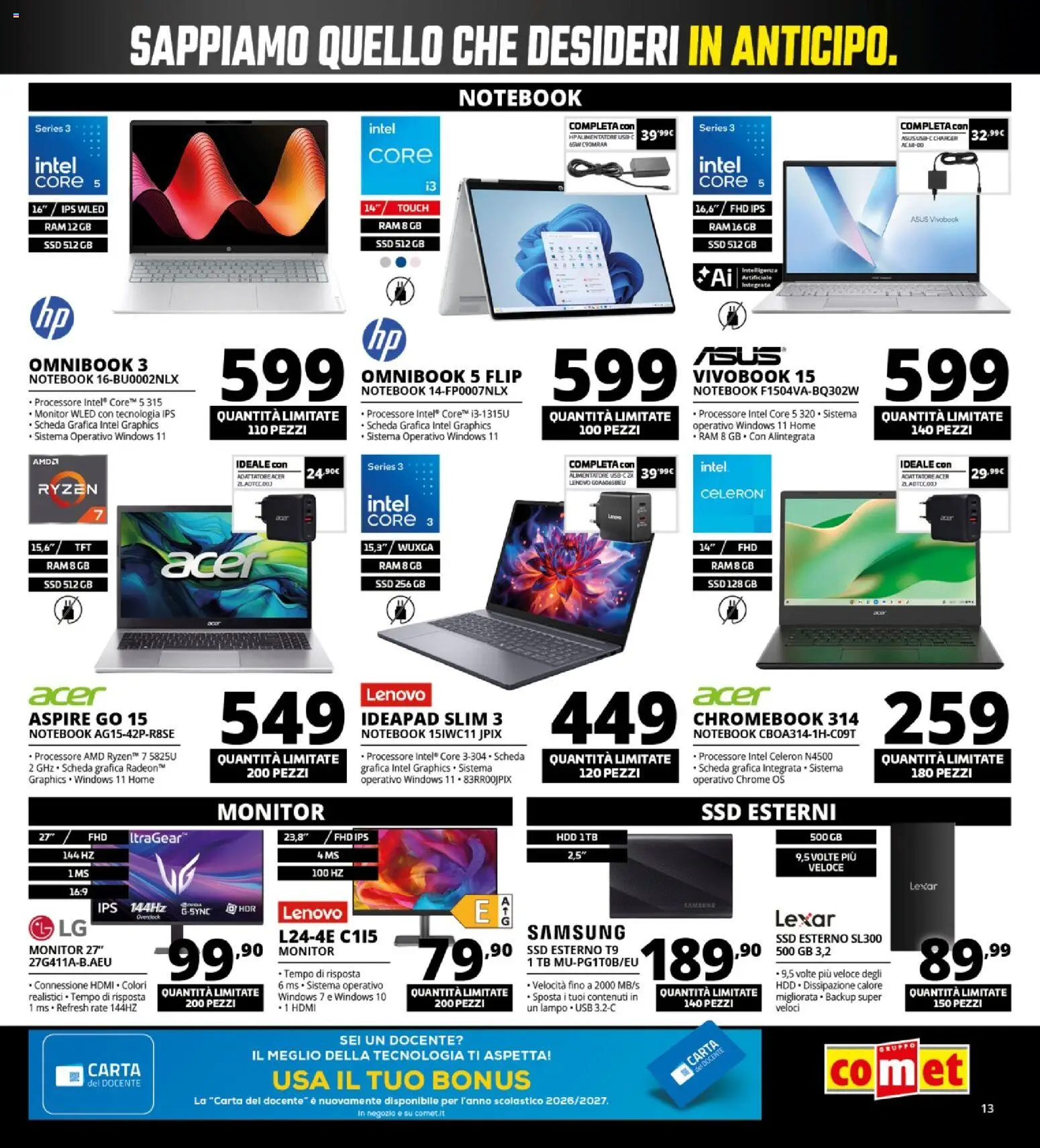 Anteprima dell'opuscolo Comet Black Friday dal negozio Comet valido da 29/10/2026
