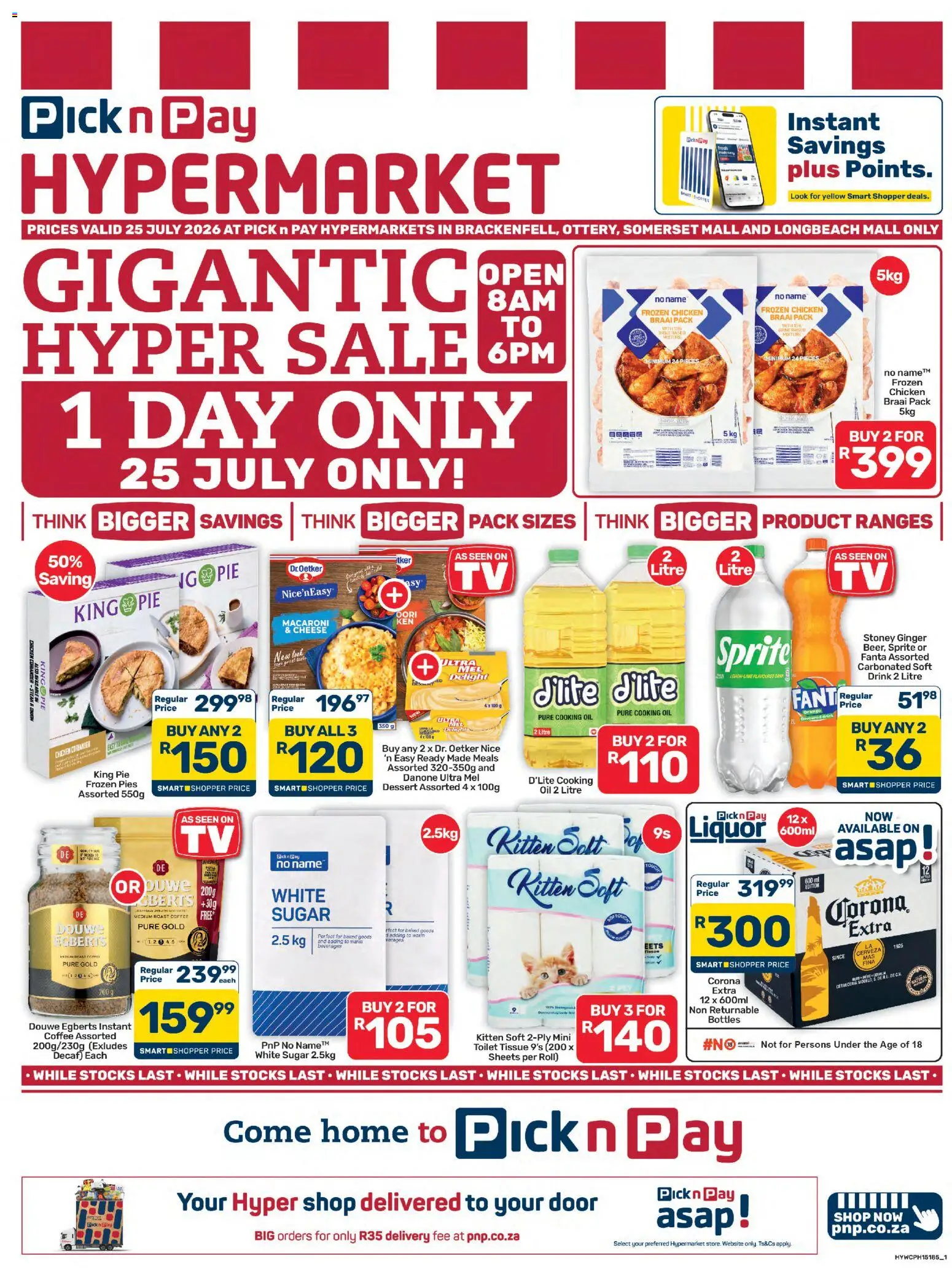 Preview of Pick n Pay flyer valid from 25/07/2026