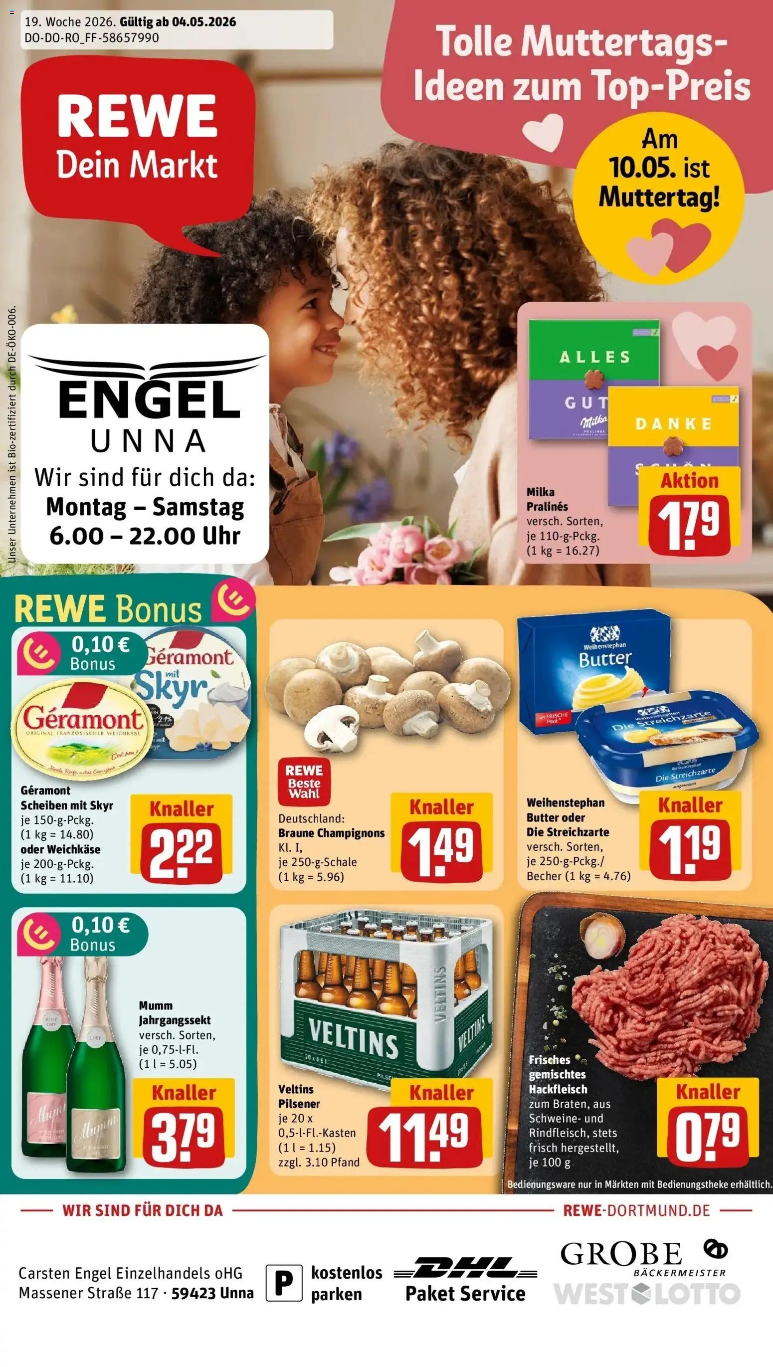 Vorschau von dem Prospekt des Geschäftes Rewe, gültig ab dem 04.05.2026