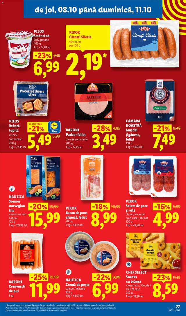 Noul catalog Lidl de la 05.10.