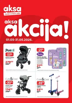 Pregled letka AKSA katalog trgovine AKSA vrijedi od 01.05.2026