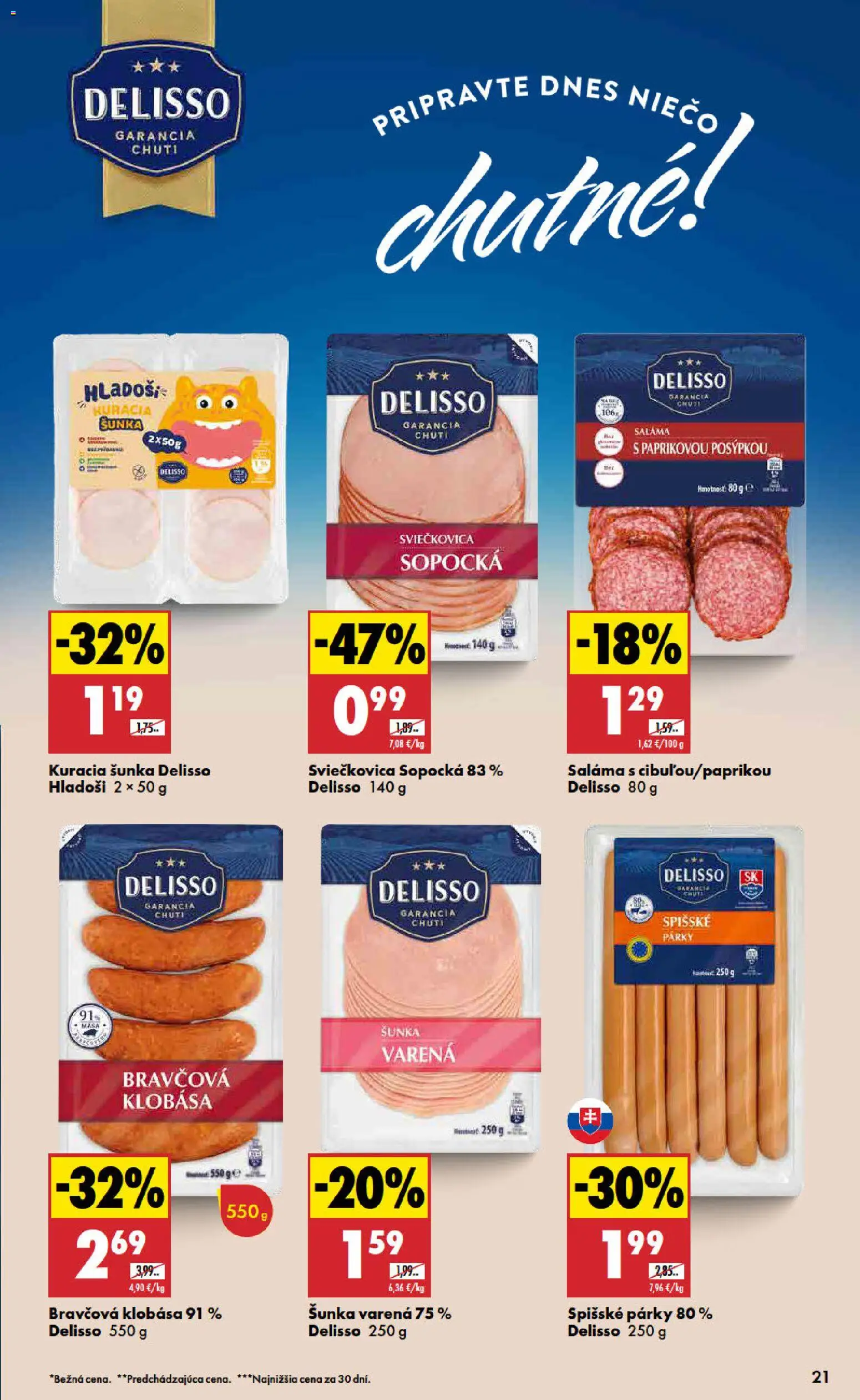 Náhľad Biedronka letáku platného od 22.10.2026 - Klobása, Šunka, Párky, Saláma, Kuracia šunka