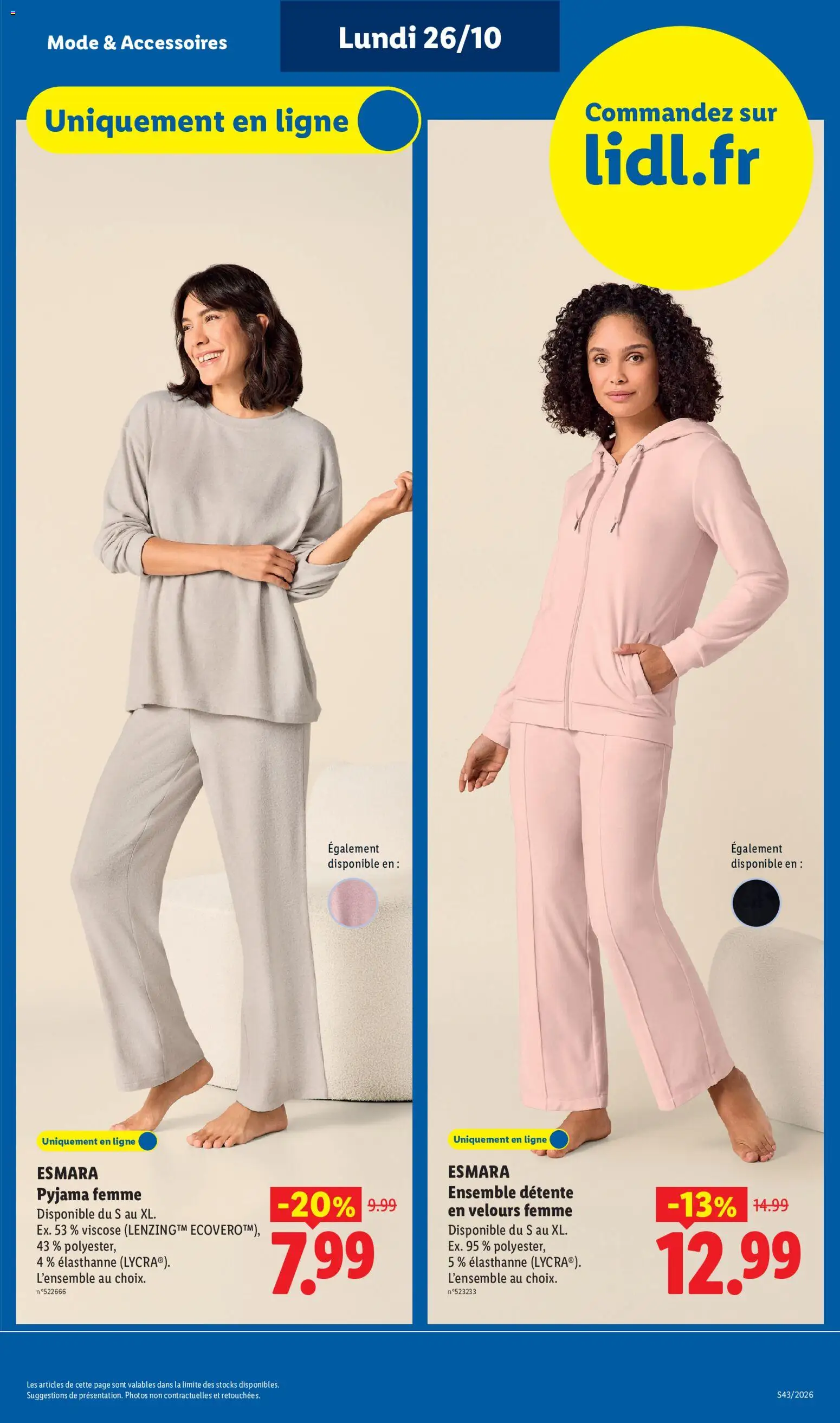 Prévisualisation de LIDL catalogue les bonnes affaires Exclu Web du magasin LIDL formulaire valide 26/10/2026