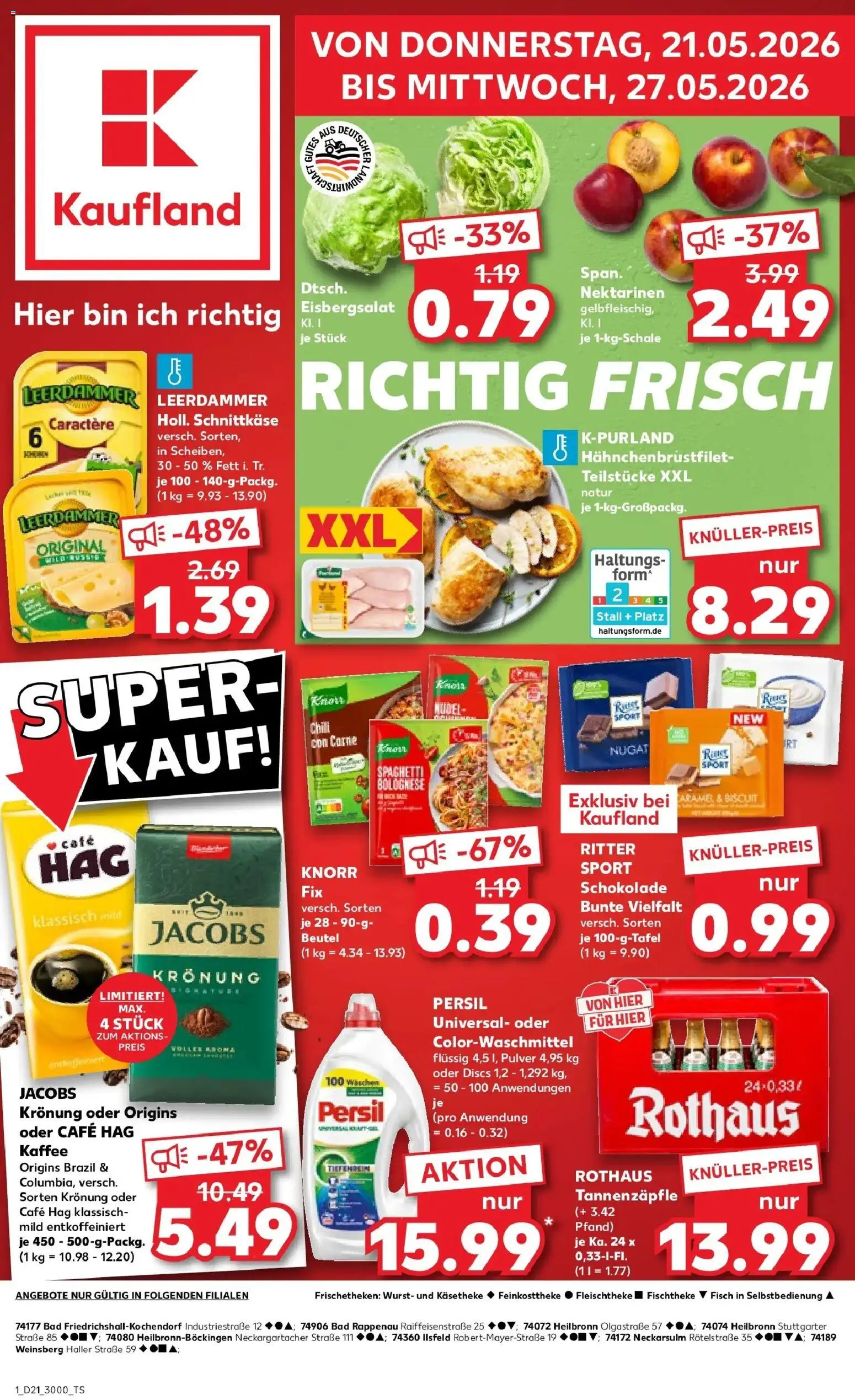 Vorschau von dem Prospekt des Geschäftes Kaufland, gültig ab dem 21.05.2026