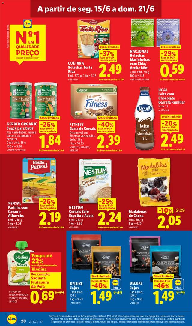 Novo folheto Lidl a partir de 15/06