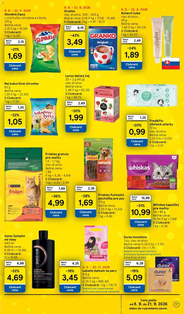 Nový Tesco leták od 09.09.