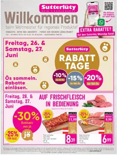 Vorschau der Angebote: Sutterlüty Sutterlüty Flugblatt gültig ab 25.06.2026