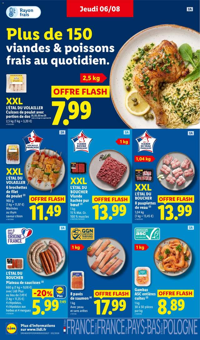 Nouveau catalogue Lidl à partir du 06/08