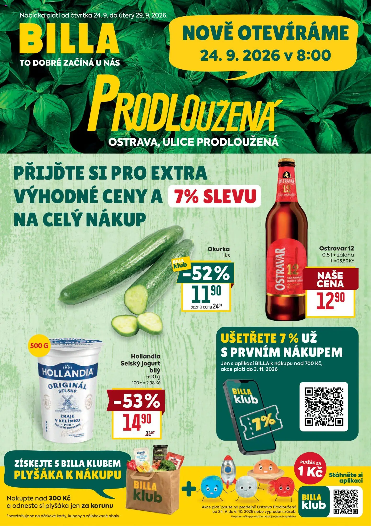 Náhled nabídky: Billa Billa leták - Ostrava platný od 24.09.2026