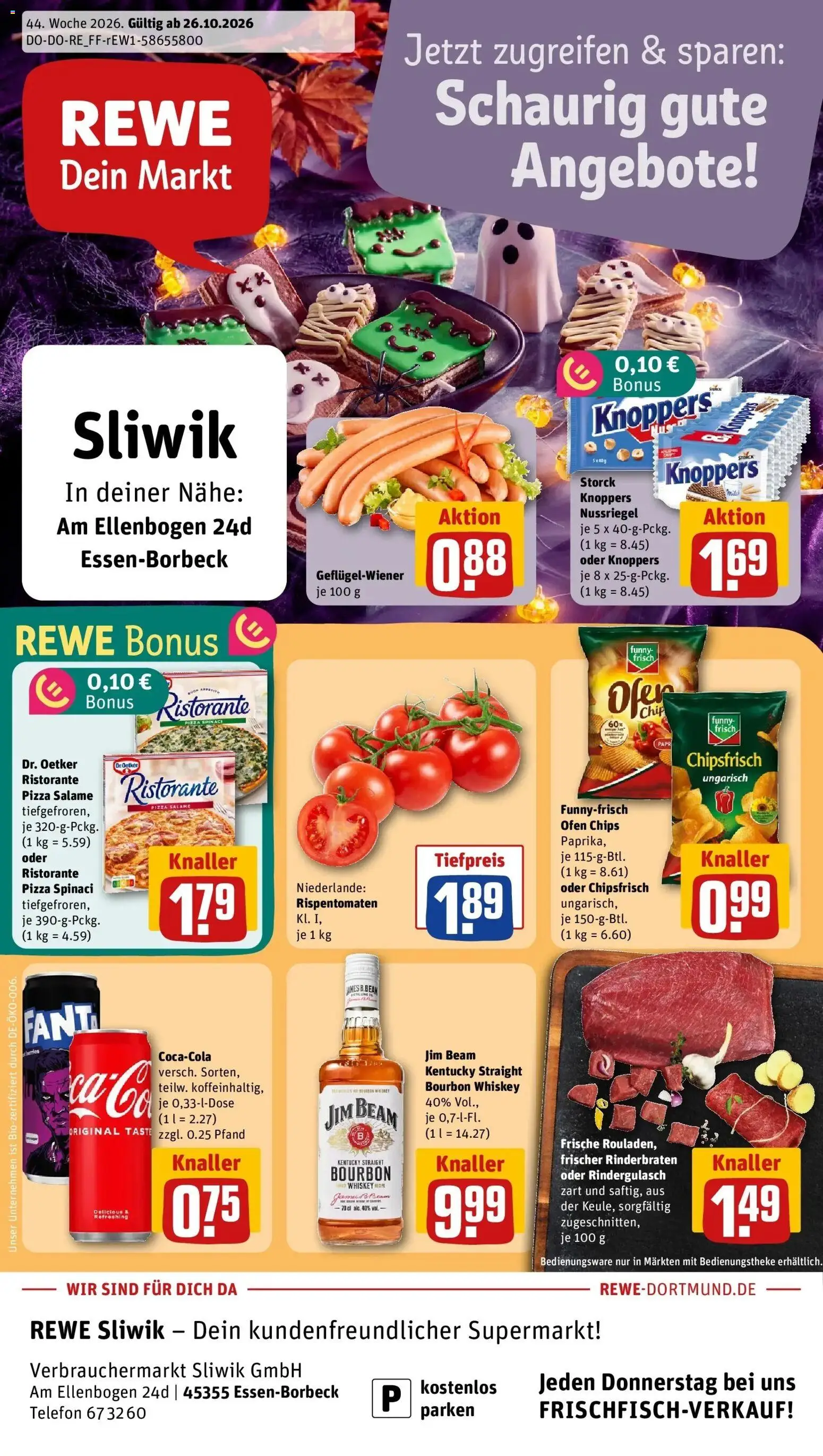 Vorschau von dem Prospekt des Geschäftes Rewe, gültig ab dem 26.10.2026