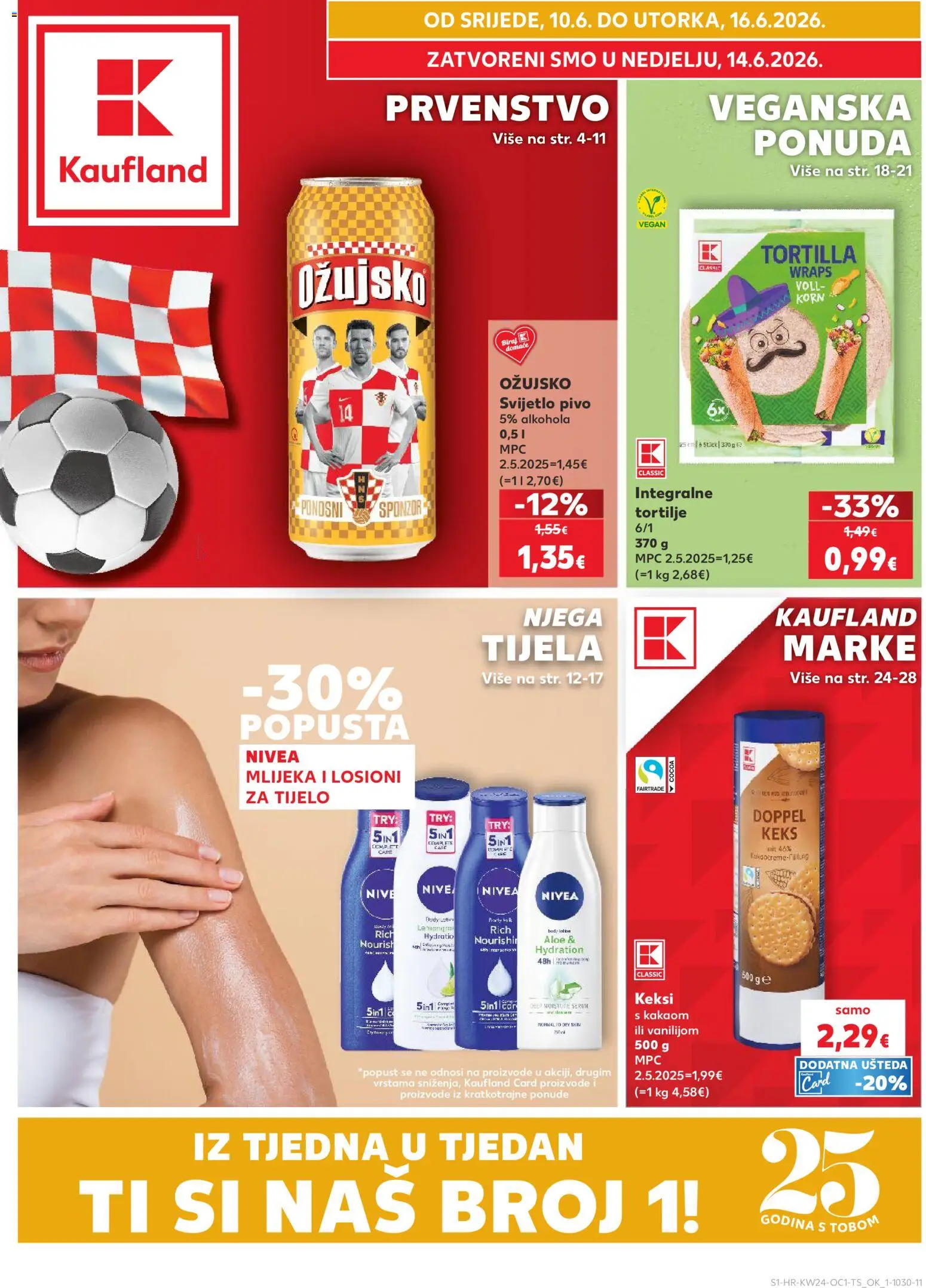 Pregled letka Rijeka Zamet trgovine Kaufland vrijedi od 10.06.2026