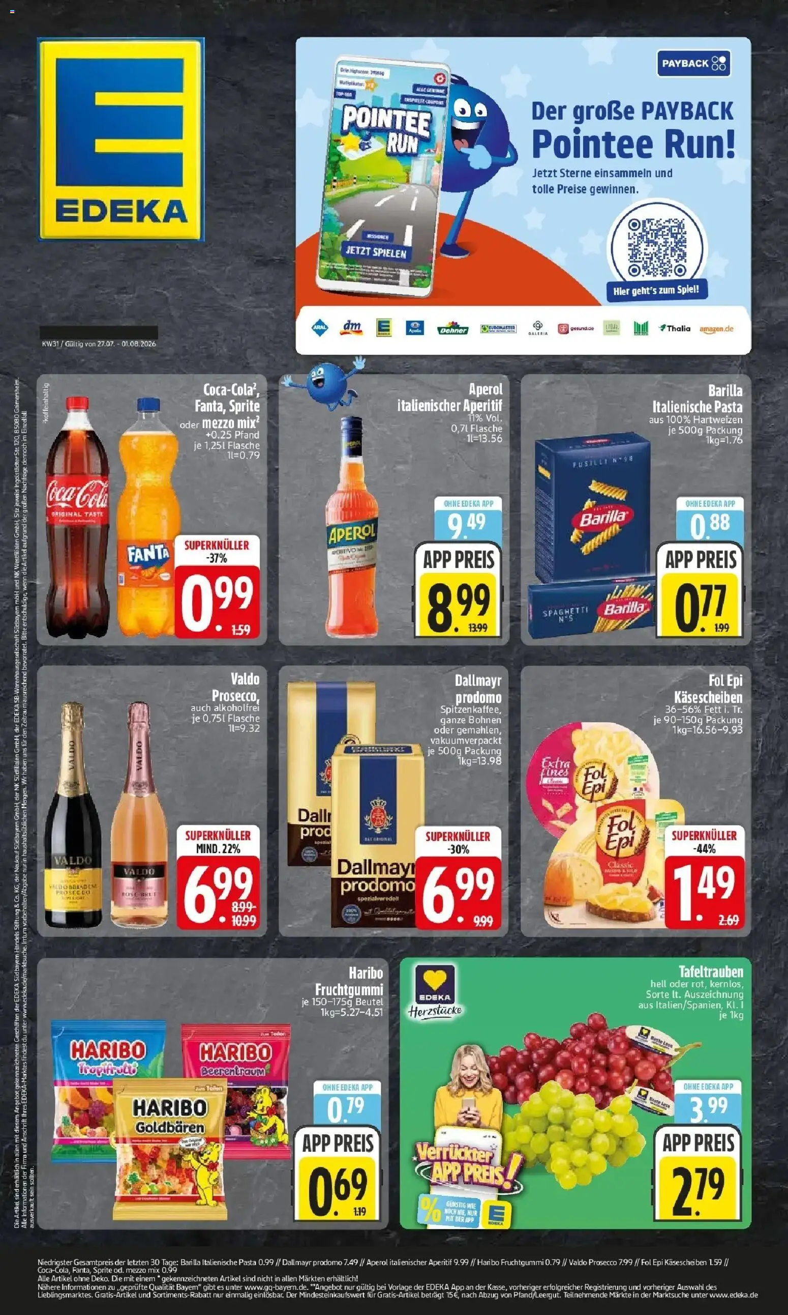 Vorschau von dem Prospekt des Geschäftes Edeka, gültig ab dem 27.07.2026