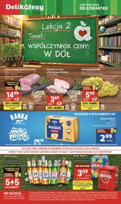 Pogląd gazetki "Delikatesy Centrum gazetka" ze sklepu Delikatesy Centrum ważnej od 03.09.2026
