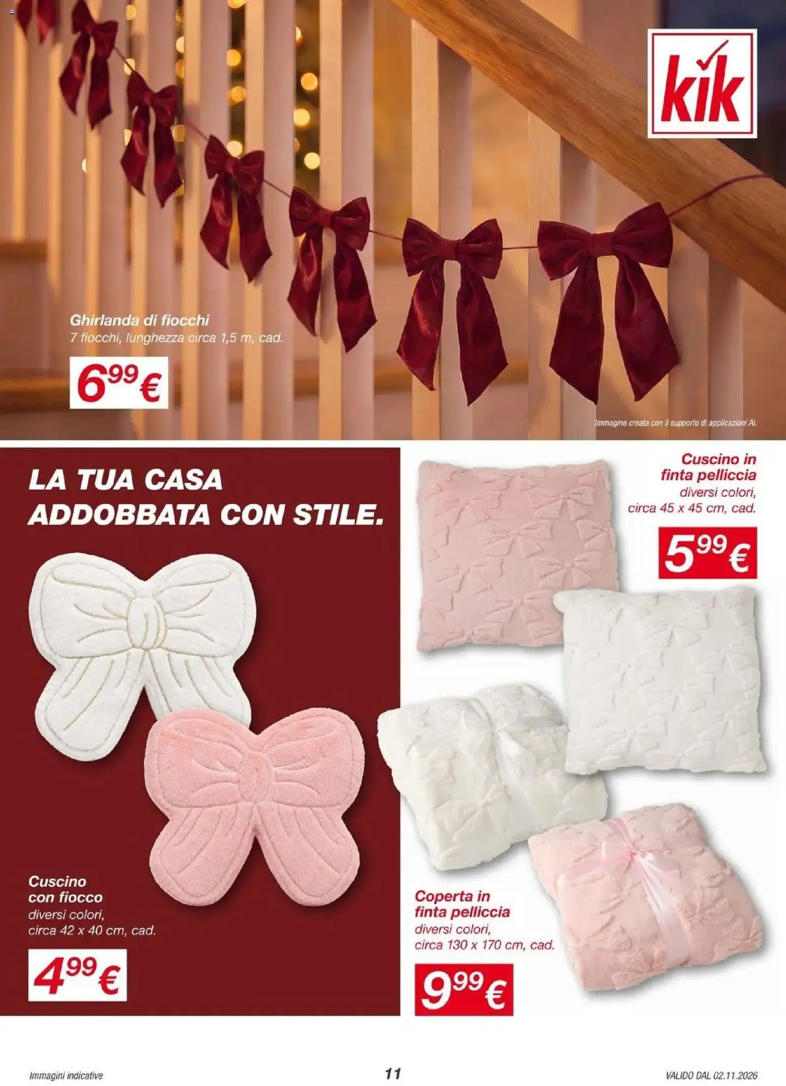 Anteprima dell'opuscolo Il Natale è per tutti dal negozio KiK valido da 30/10/2026