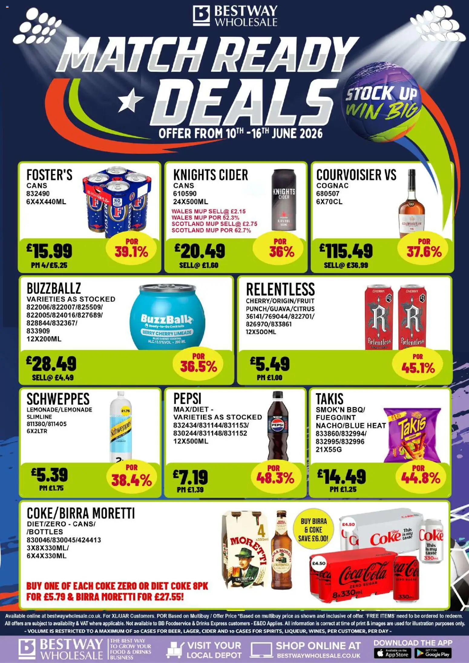 Preview of Bestway Bestway - Offers valid from 10/06/2026 - Cider, Cocktails, Drinks, Pepsi, Sugar, Cognac