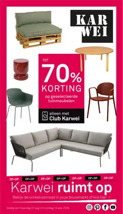 Voorbeeld van KARWEI folder van winkel KARWEI geldig vanaf 31-08-2026