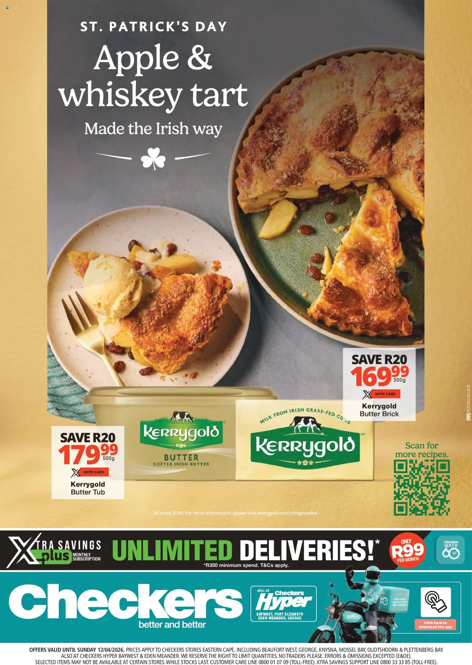 Preview of Checkers flyer valid from 12/03/2026 - Whiskey, Milk, Butter