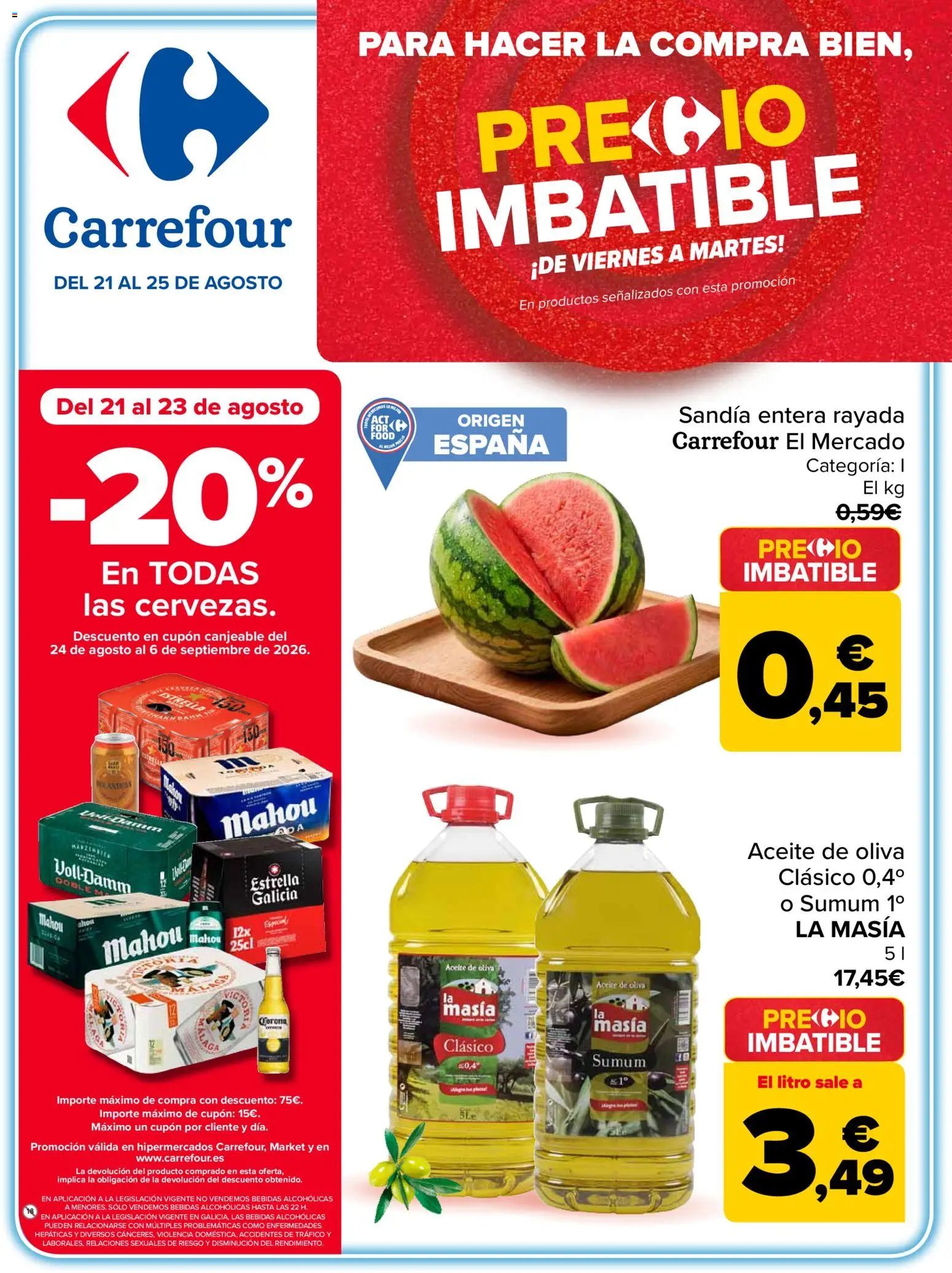 Vista previa del folleto de la tienda Carrefour válido desde el 21/08/2026 