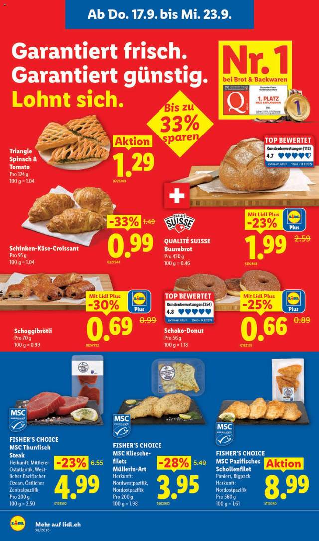 Neue Lidl Aktionen ab 17.09.