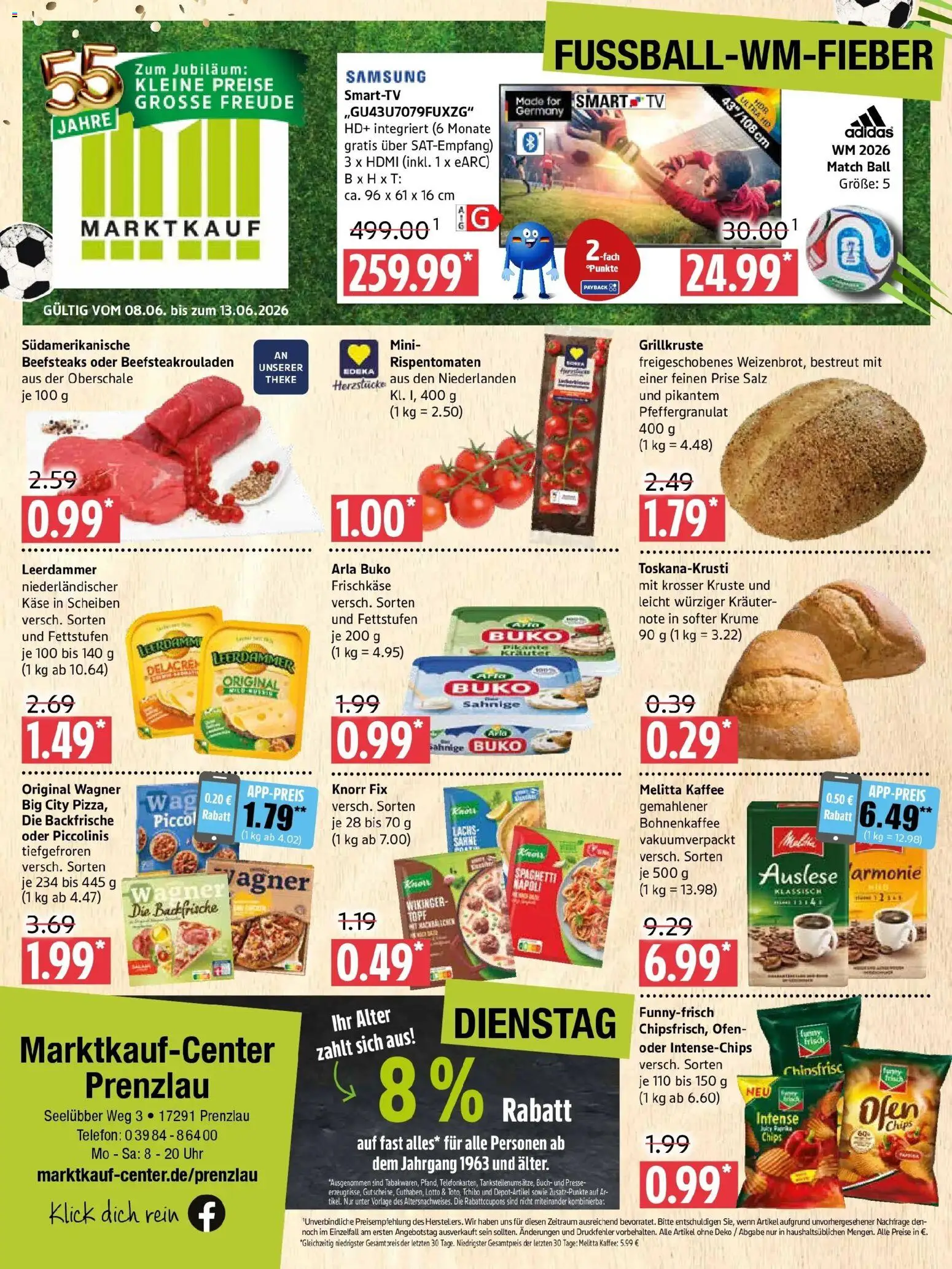 Vorschau von dem Prospekt des Geschäftes Marktkauf, gültig ab dem 08.06.2026