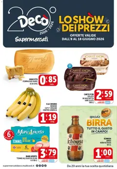 Anteprima dell'opuscolo Decò volantino Supermercati Puglia dal negozio Decò valido da 08/06/2026