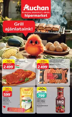 Auchan - Auchan Grill Ajánlataink megtekintése, amely érvényes 2026.05.21.-től