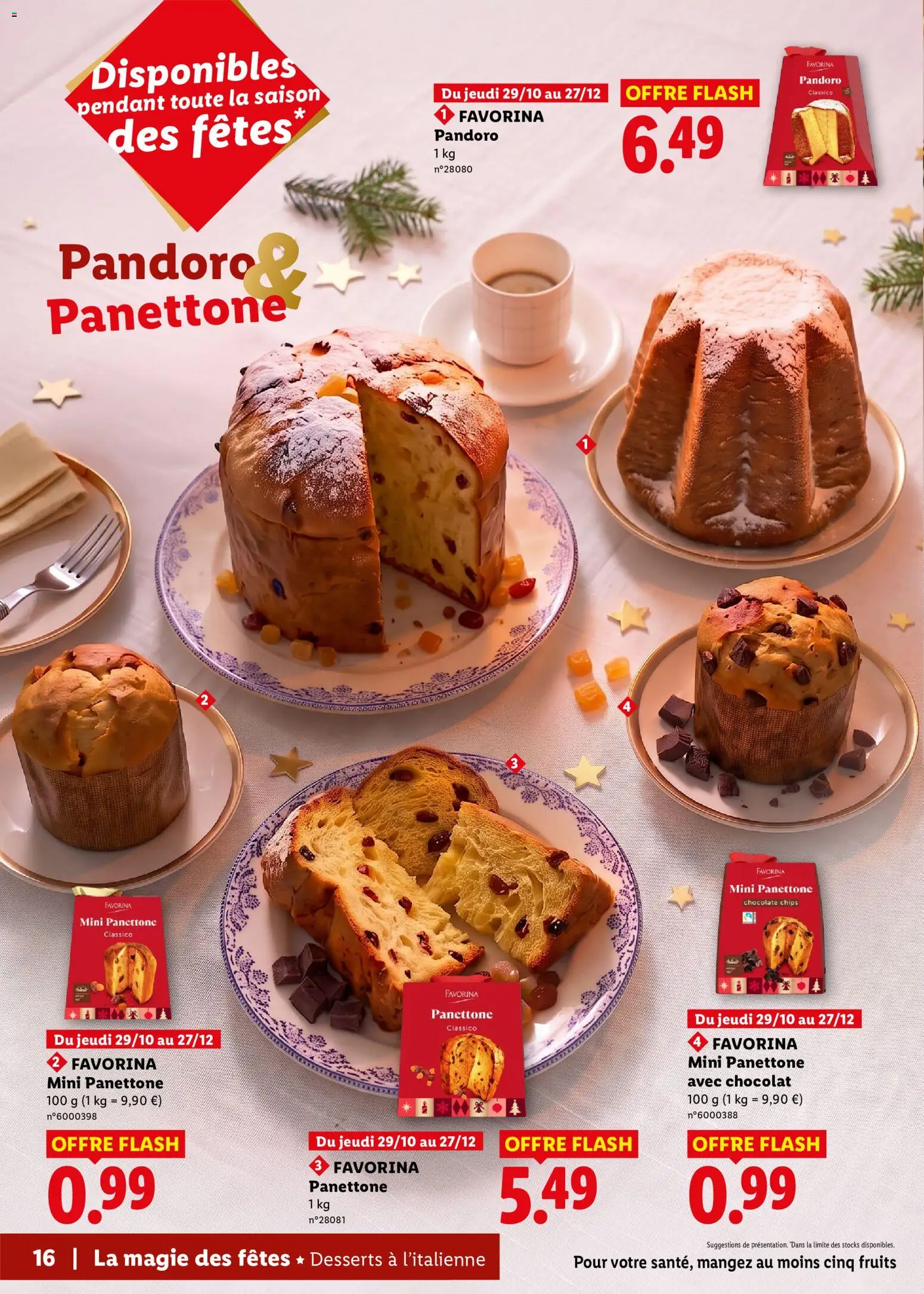Prévisualisation de LIDL Catalogue de Noël du magasin LIDL formulaire valide 29/10/2026