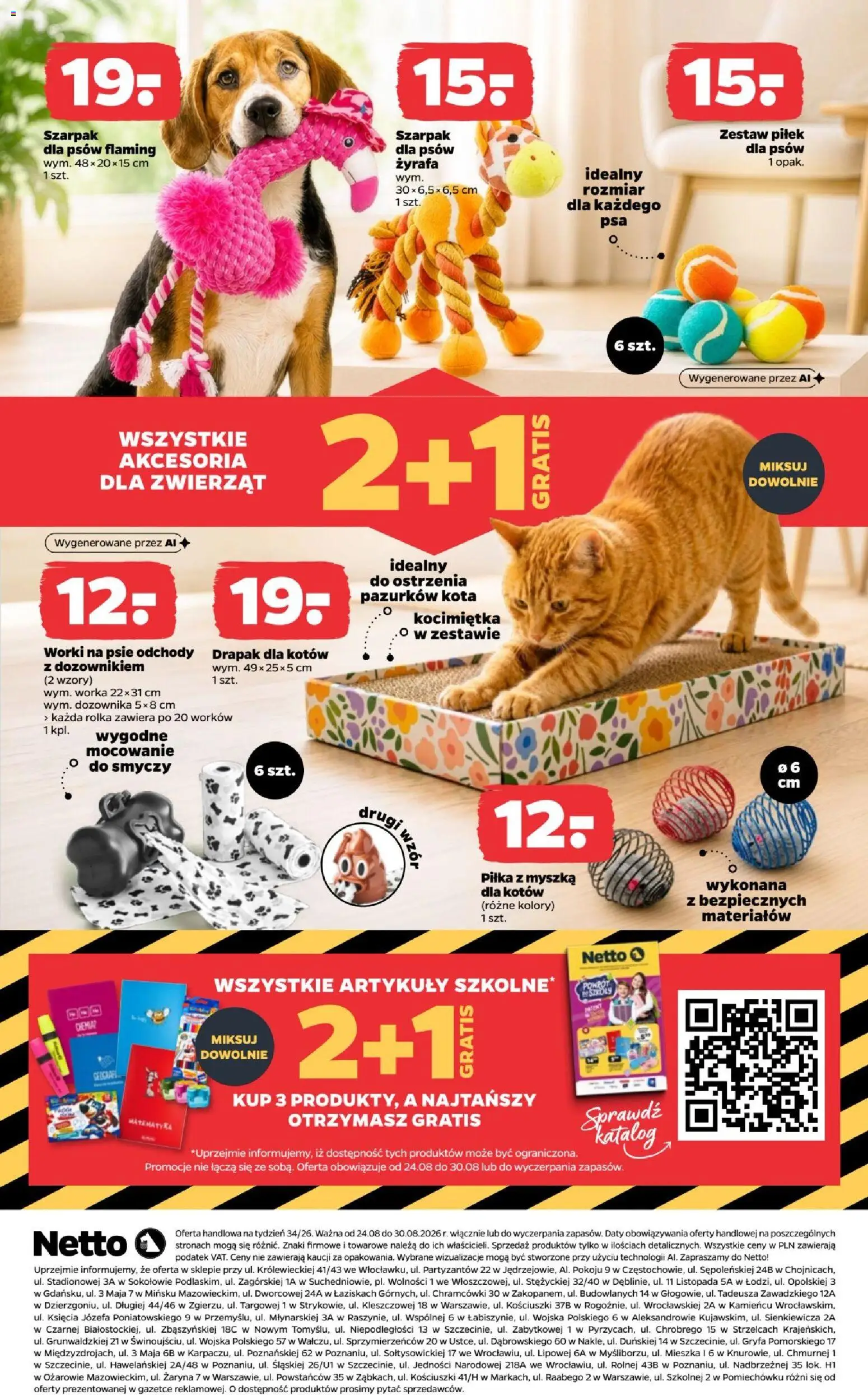 Pogląd gazetki "Netto gazetka od poniedziałku NonFood" ze sklepu Netto ważnej od 24.08.2026