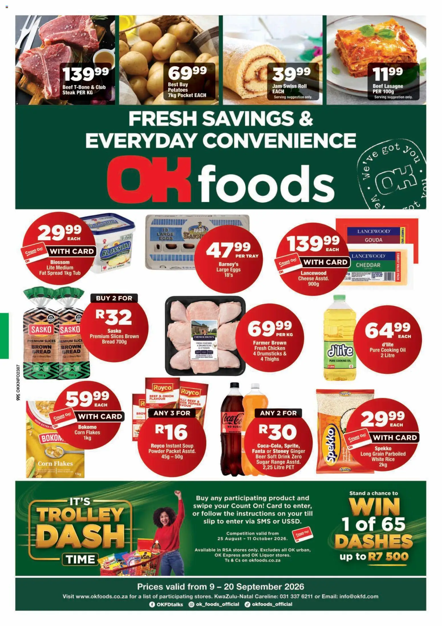 Preview of OK Foods flyer valid from 09/09/2026