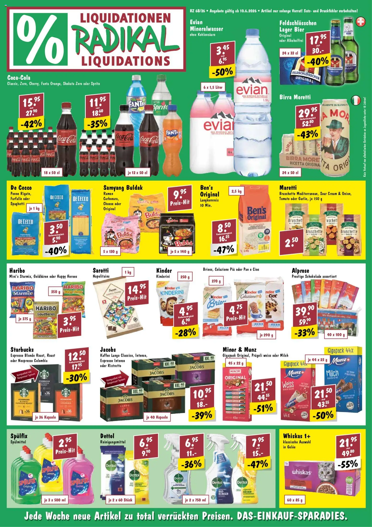 Vorschau des Merkblatts Radikal aktionen vom Shop Radikal gültig von 10.06.2026 bis 16.06.2026