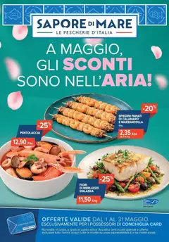 Anteprima dell'opuscolo Sapore di mare volantino Maggio dal negozio Sapore di mare valido da 01/05/2026