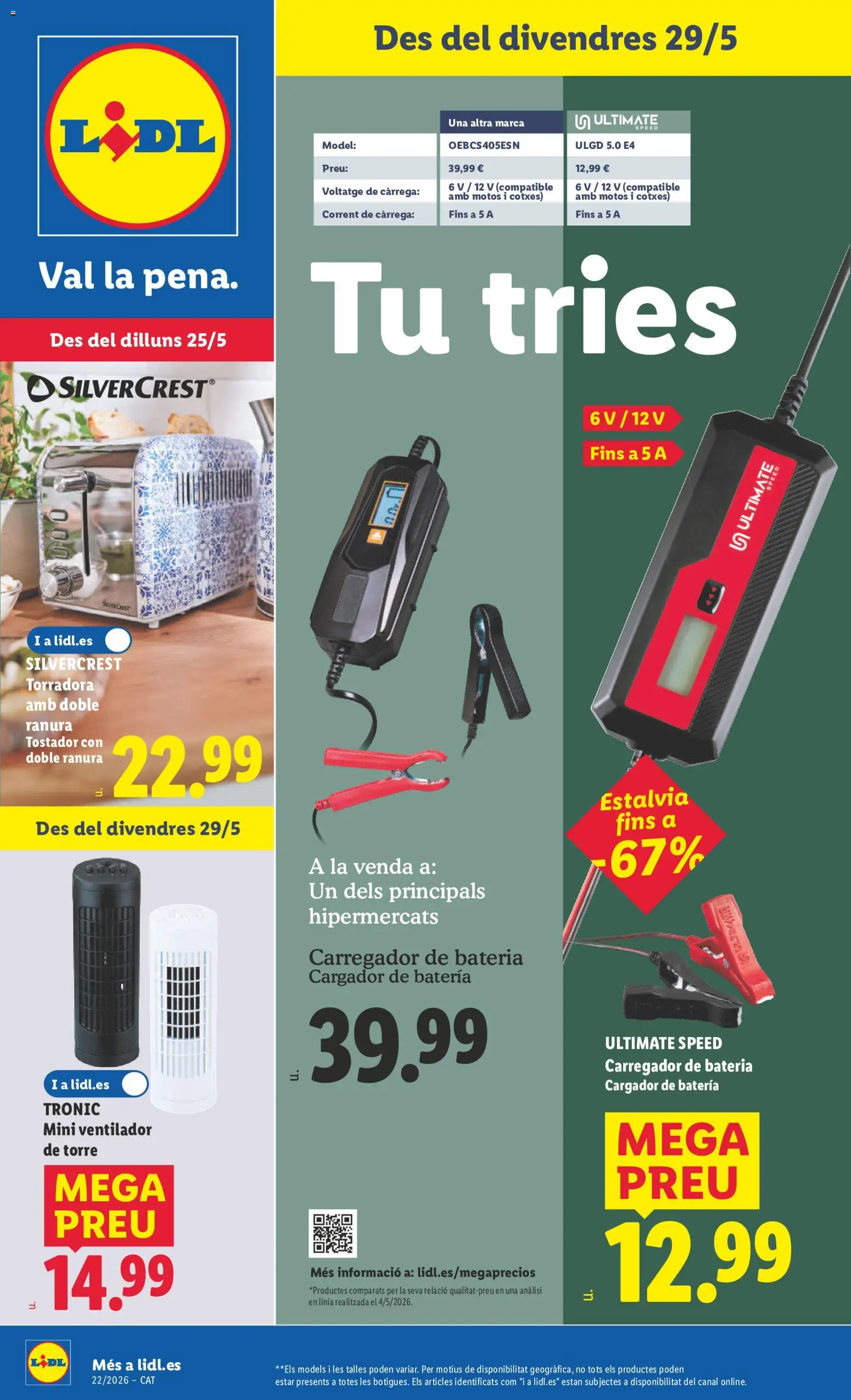 Vista previa del folleto de la tienda Lidl válido desde el 25/05/2026 