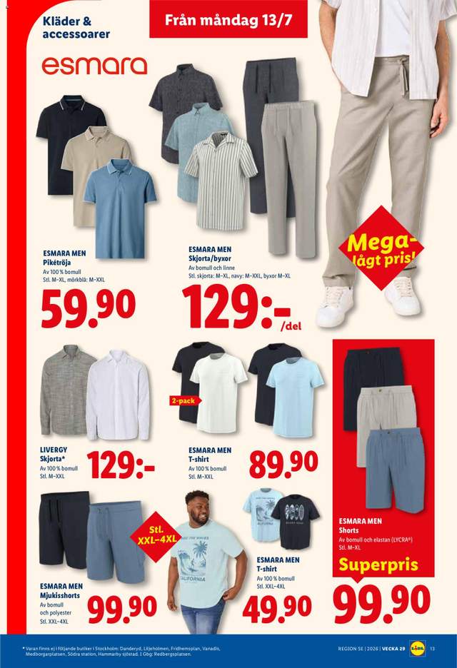 Nytt Lidl reklamblad från 13/07