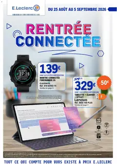 Prévisualisation de E.Leclerc Rentrée connectée du magasin E.Leclerc formulaire valide 25/08/2026