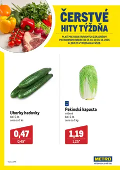 Náhľad Metro letáku platného od 12.10.2026