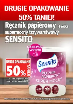 Pogląd gazetki "Prim Market promocja - Ręcznik Papierowy Supermocny Sensilo" ze sklepu Prim Market ważnej od 10.07.2026