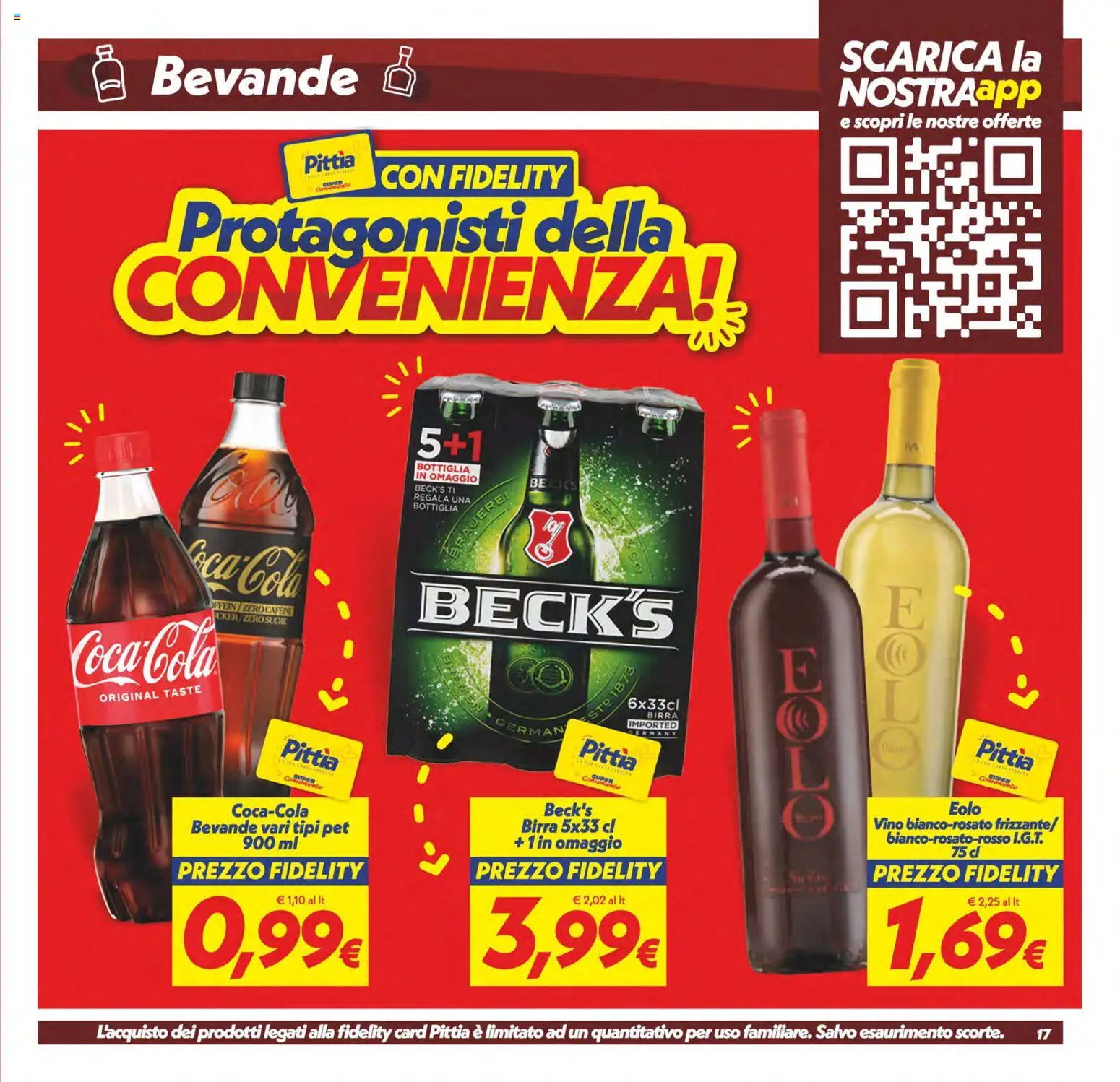 Anteprima dell'opuscolo SuperConveniente volantino Gela, Vittoria dal negozio SuperConveniente valido da 23/10/2026 - Vino, Coca Cola, Birra, Bottiglia, Bevande