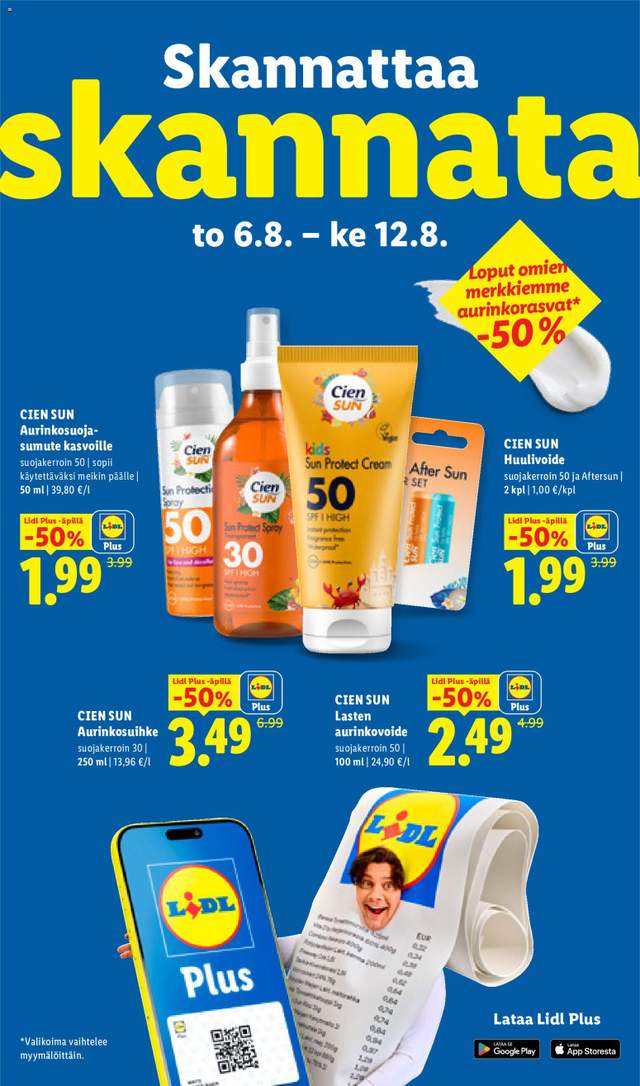 Uusi Lidl tarjouslehti alkaen 06/08