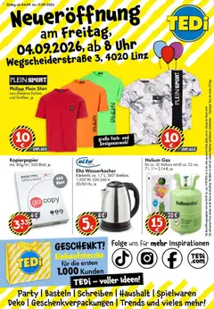 Vorschau der Angebote: TEDi TEDi Neueröffnung Linz gültig ab 31.08.2026